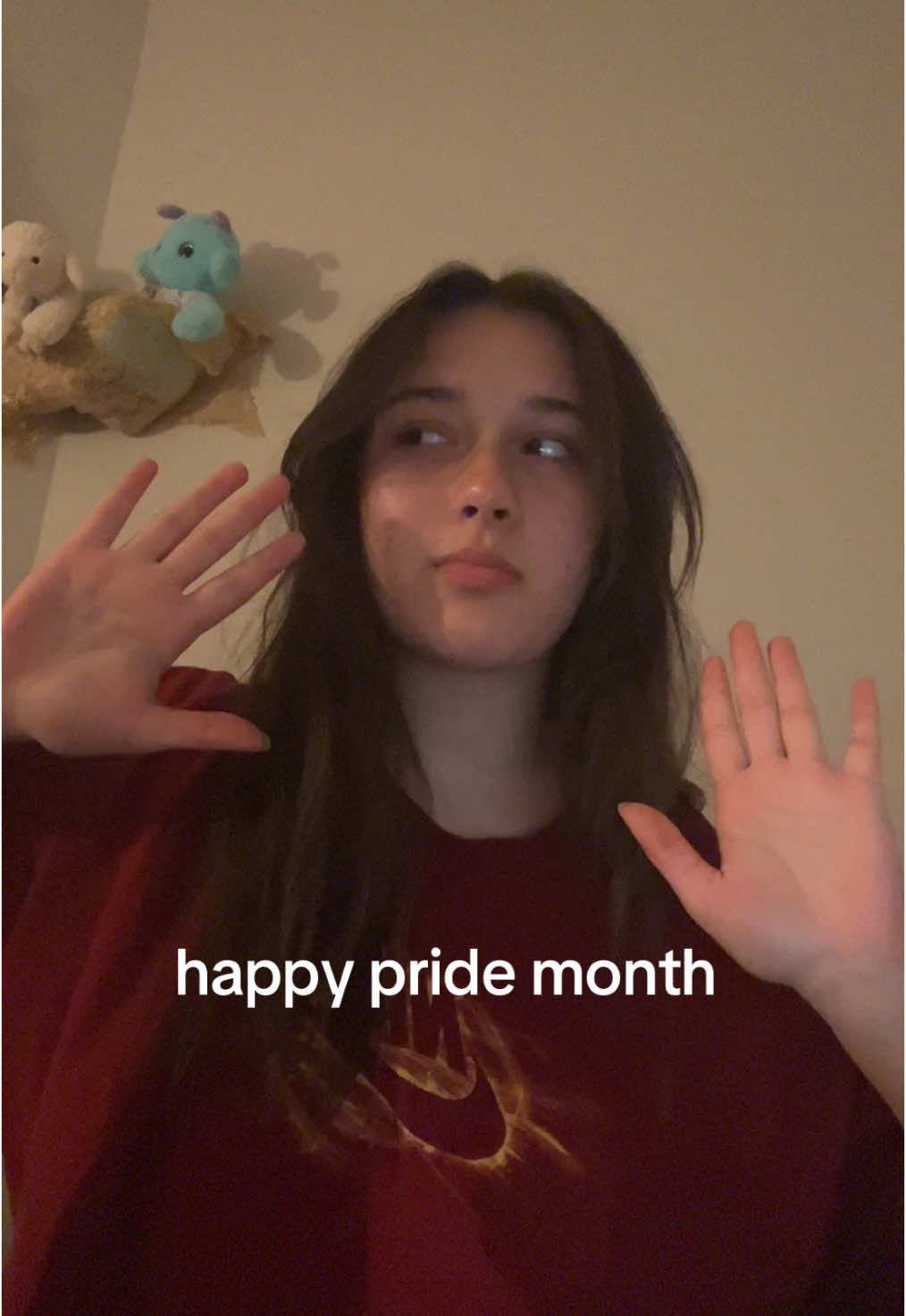 happy pride month #bi #highschool #real #wlw #clairo #shotput 