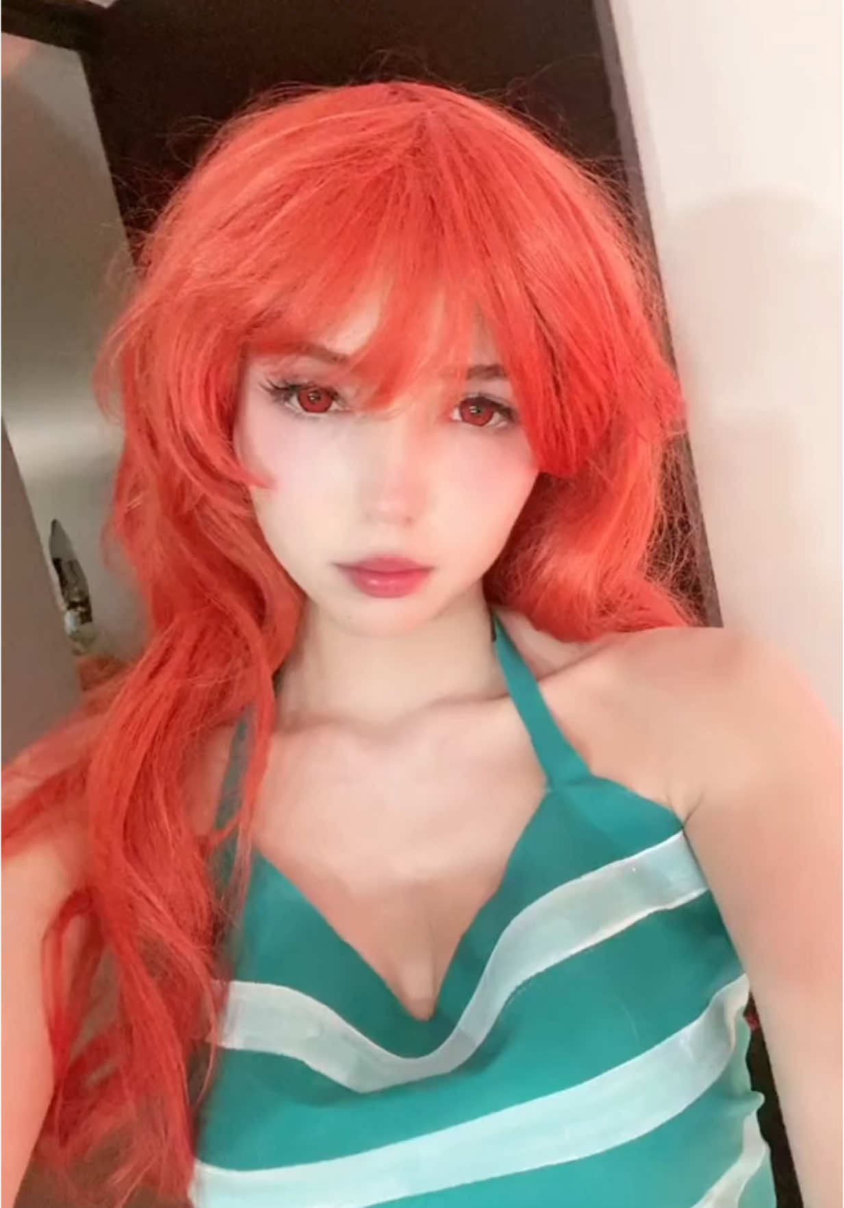 Necesito a alguien para grabar esta tendencia 😥.                                               #namicosplay #namionepiece #onepiececosplay 