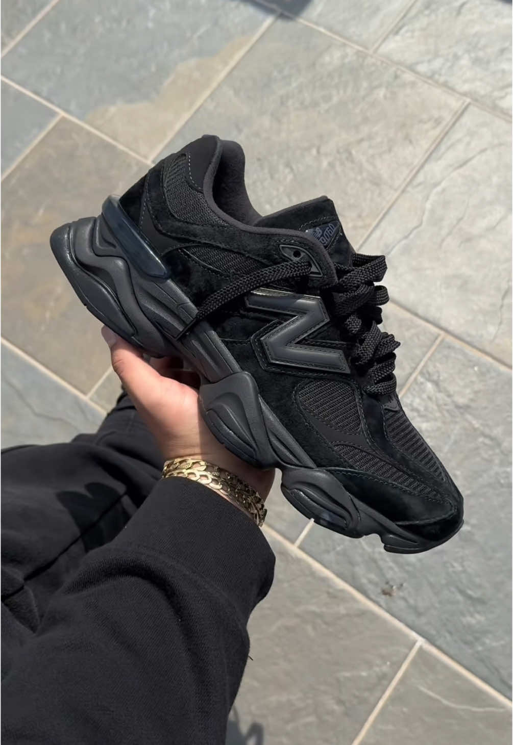 This is the cleanest all-black sneaker drop right now. New Balance 9060 “Void Runner” – in stock, but not for long. 🖤 Premium comfort. Stealth look. Heavy demand. Tap to shop before your size is gone. #newbalance9060 #allblackfit #sneakerdrop #clsstore