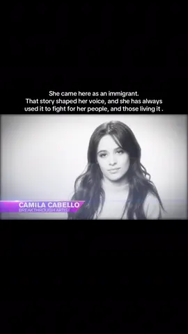 From an immigrant girl to a global voice. Camila has never forgotten where she came from or who she’s fighting for. As a Latino myself, I’m proud of this woman for always standing by us.🤍 #camilacabello #latinos #latinosenusa #immigrant #inmigrantes #ice #popculture #advocate #humanrights 