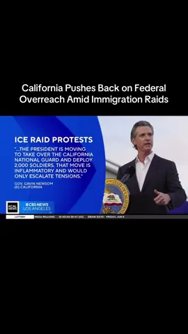 As the federal government conducts chaotic immigration sweeps across the country, the state is deploying additional CHP to maintain safety on Los Angeles highways to keep the peace. It's not their job to assist in federal immigration enforcement. The federal government is sowing chaos so they can have an excuse to escalate. That is not the way any civilized country behaves.