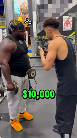Can little boy beat me for $10,000💪🏽⁉️ @Goblin Gear code “Adam” @Pro-FitGym  #benchpress #challenge #Fitness #fitnesschallenge #viral #trending #gym #winmoney #mrbeast #rage #bodybuilder