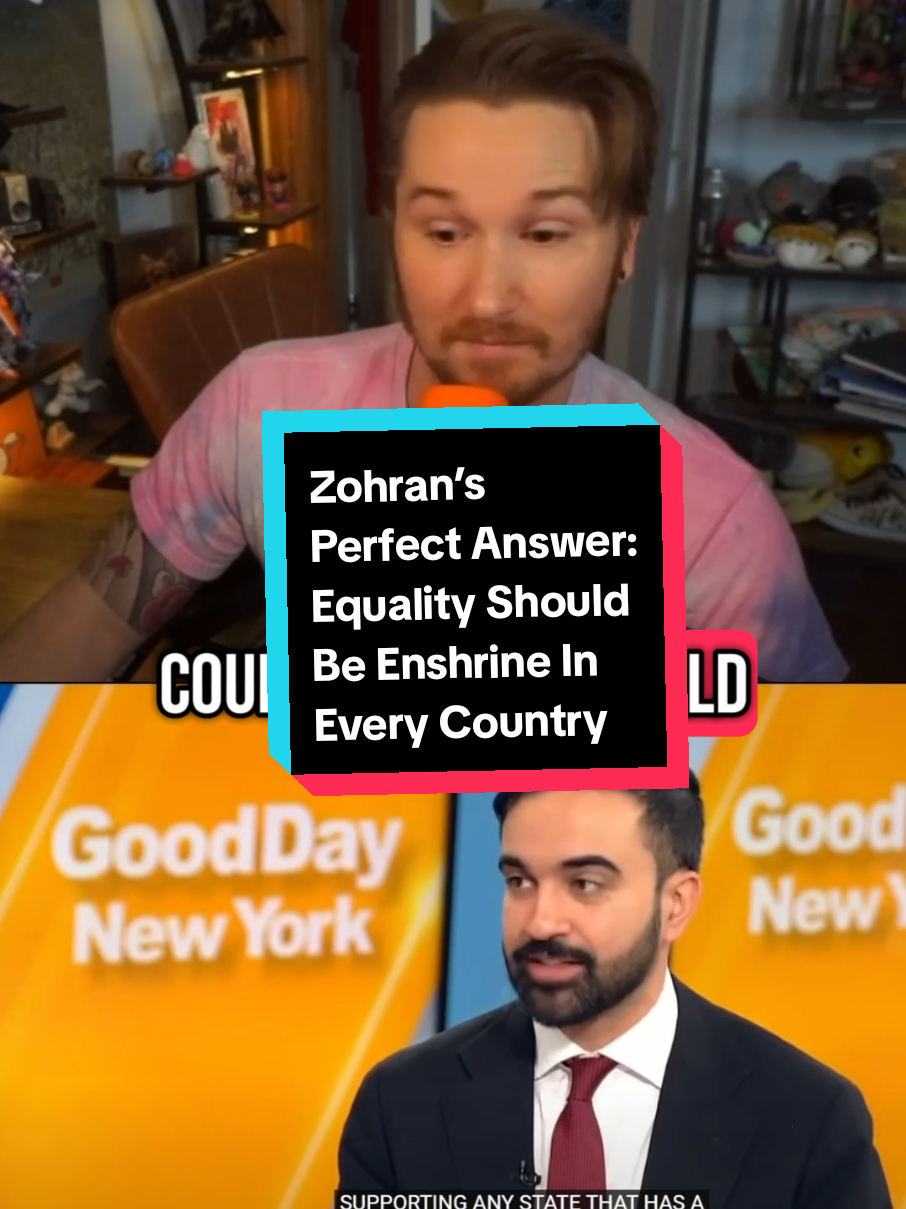 Zohran’s Perfect Answer: Equality Should Be Enshrine In Every Country. No country should have a hierarchy of citizens based on religion. with @Gremloe  #news #politics #USPolitics #Zohran #ZohranMamdani #NY #NYC #NYCMayor