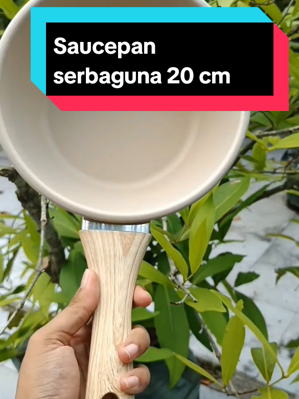 Saucepan serbaguna viral 20 cm  #panci #saucepan #fyp #wajanantilengket #panciserbaguna 