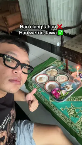 Siapa masih ngerayain hari weton? #jawa #jogja 