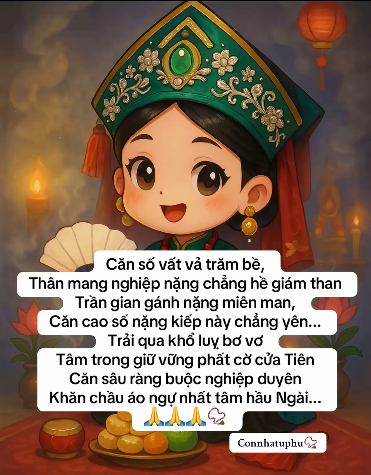#connhatuphu📿 #thang6 #candongsolinh #tinnguongthomauvietnam #tutap #tuphucongdong #daomauvietnam #laymauanhlinh 