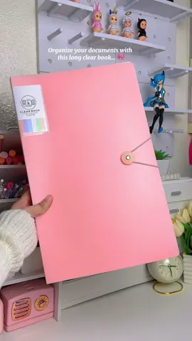 Student must have this! This long clear book … #clearbook #longclearbook #folder #schoolsupplies #fileorganizer 
