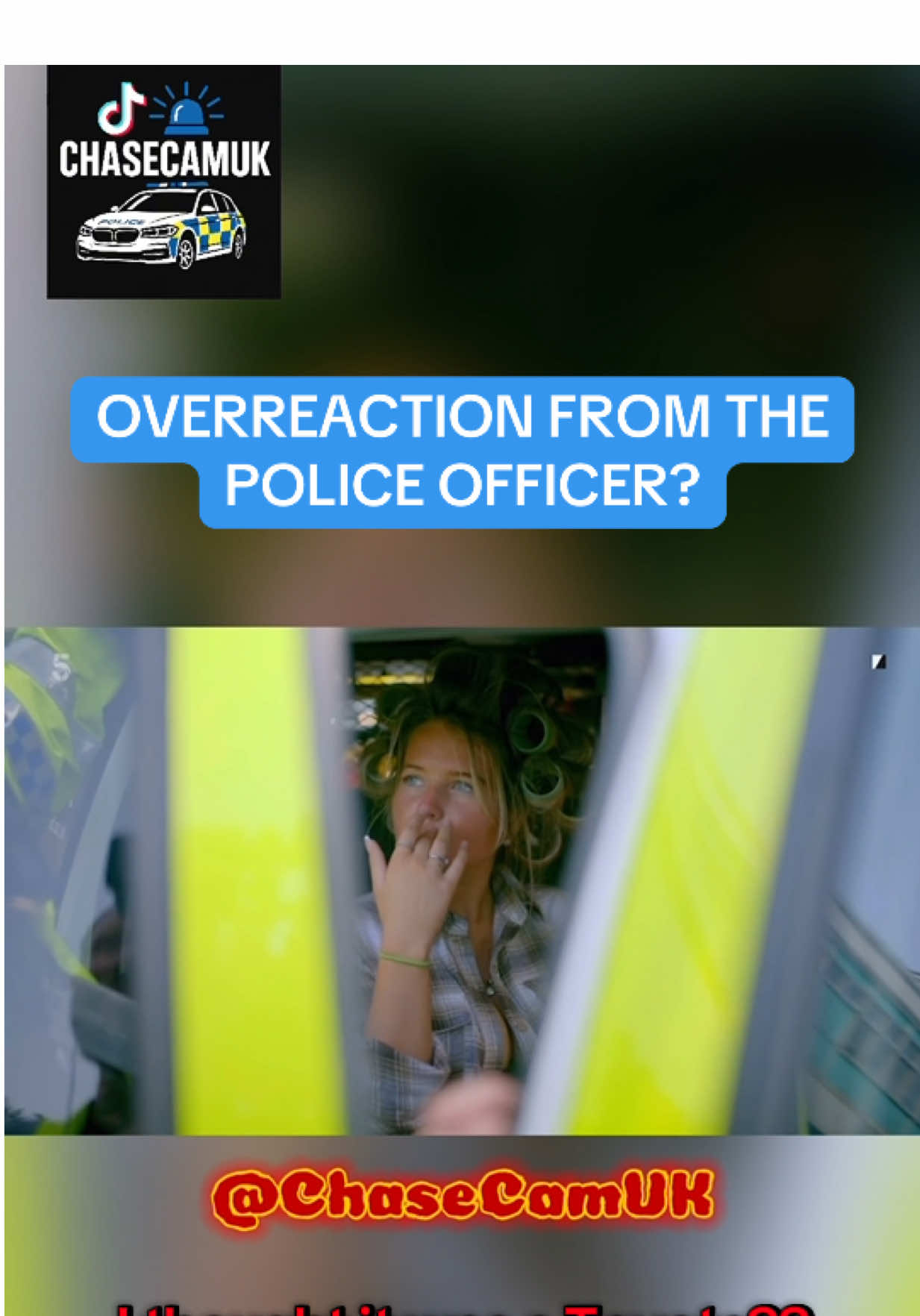 Extreme to chase him and give a ticket? #motorwaypolice #motorwayaccident🥺 #police #collision 