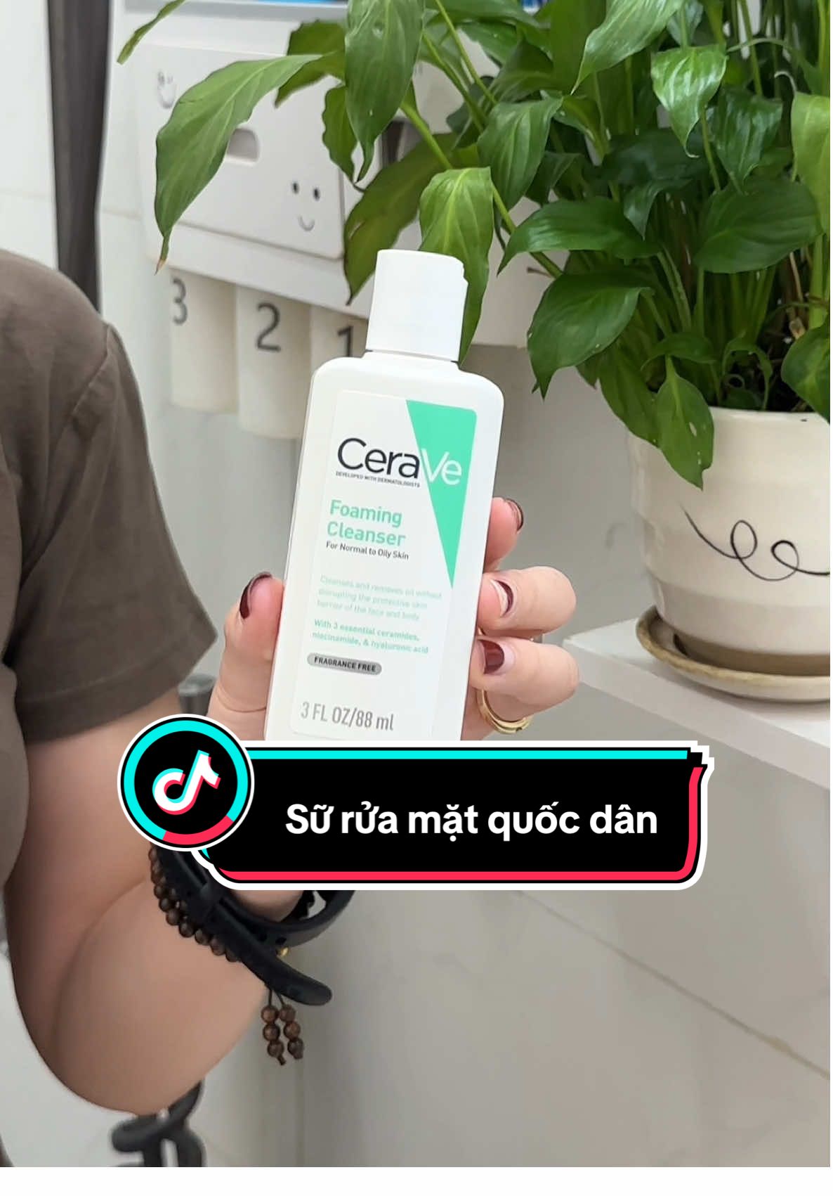 Sữa rửa mặt Cerave quốc dân #ngocbomcam  #ngocngayngan  #suaruamat  #cerave  #ceraveskincare 