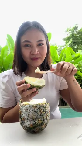 Pineapple Ice Cream only in Bukidnon 🍍 🥰 💯lamiii!!! You’ll find this in Pine Coop Store, Camp Philips Manolo fortich.  #bukidnon #pineappleicecream #pineapple #fyp #fyp 