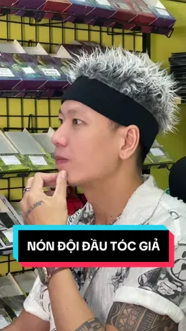 Nón đội đầu tóc giả #tocgia #nonthoitrang 