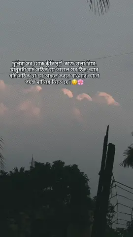 দুনিয়া সব থেকে ঝুঁকিপূর্ণ  কাজ হলো বিয়ে, মানুষটা যদি সঠিক হয় তাহলে সব ঠিক, আর যদি সঠিক না হয় তাহলে কবরে যাওয়ার আগে পর্যন্ত মানিয়ে নিতে হয়।😌🌸 #momoennat #foryou #caption #fyp #fpyツ #unfrezzmyaccount #caption #Love #CapCut 