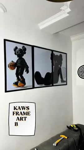 KAWS ART EDITION!🖼️ #yourilorinframeplug #kaws #kawsart #artwork #artworks #artworkontiktok #frame #artvendor #framevendor #fyp #apartment #viral #apartmentdecor #interiordesign #nationwideshipping #nationwidedelivery #bedroom #walldecor #prints #homedecor 