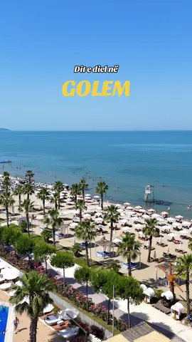 ☀️ E dielë verore në Golem! Plazhi plot me jetë, pushues dhe energji pozitive! 🌊🏖️  #exploregolem #plazhigolemit #albania #visitalbania #fyp #viral #sunday #dronevideo #djiglobal #beach #Summer #beachvibes🏖️ #summervibes☀️
