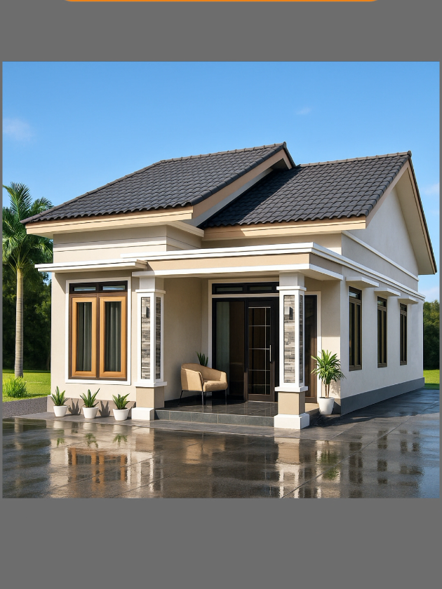 Denah Rumah 6x12m #denahrumahminimalis #denahrumah6x12