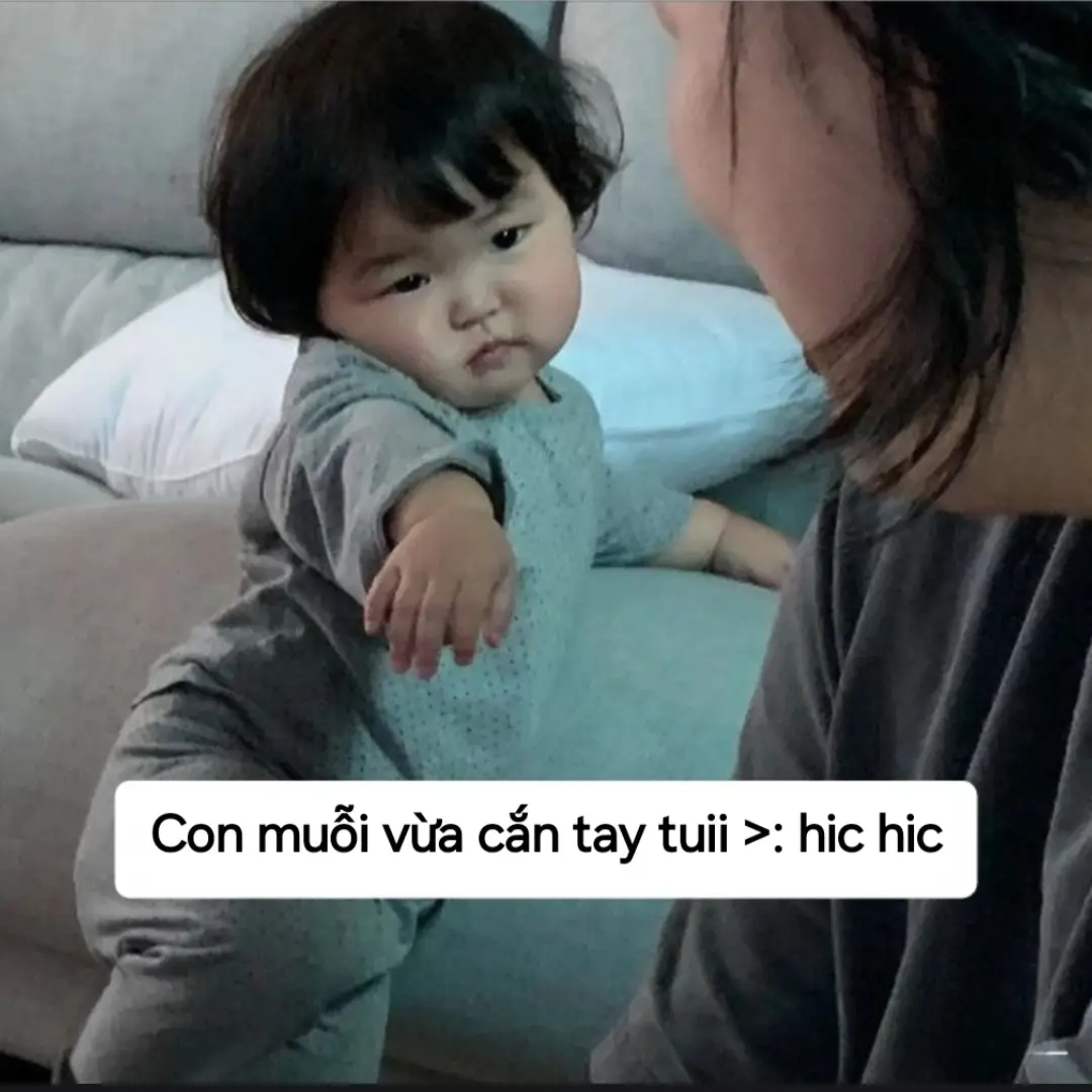 Con muỗi vừa cắn tay tuii >: hic hic#anhmeme #meme #tinnhan #tinhyeu #xh 