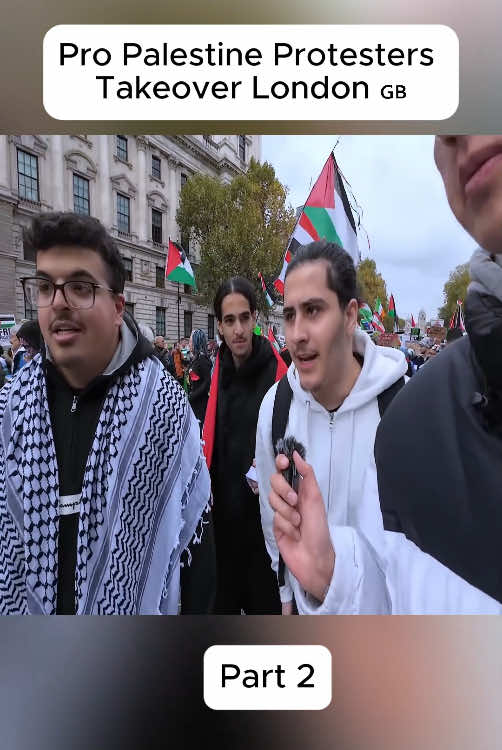 Part 2 : Pro Palestine Protesters Takeover London #ireland #protest #dublin #tiktokviral #tendencias #foruyou 