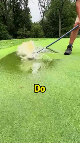 Do you know how troublesome it is to maintain a golf course?#golfball #knowledge #science #fyp #fypシ #tiktok #foryou 