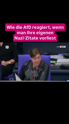 @katti.bluekitty Nazis im Bundestag entlarvt! Dorothee Martin (SPD) liest explosive AfD-Zitate vor – Hetze, Nationalismus, braune Ideologie. Die Reaktion: blanke Wut der Rechtsextremen. Seht selbst, wie die AfD aus der Fassung gerät! 👇 Originalausschnitt aus der Aktuellen Stunde zur Meinungsfreiheit 👇 https://youtu.be/_DKtj0NcCyo?si=tDNZ8cKANGtVZKhB #AfD #NazisImBundestag #Rechtsextremismus #DorotheeMartin #Bundestag #HetzeEntlarven #Meinungsfreiheit #BrauneIdeologie #PolitikDeutschland #AktuelleStunde #FaktenStattHetze #DemokratieVerteidigen #O-TonAfD #Rechtsruck #NieWieder