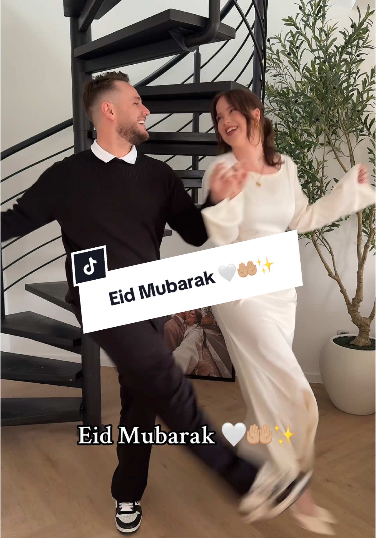 Eid Mubarak 🤍🤲🏼✨ #eidmubarak #mixedcouple #fürdich 