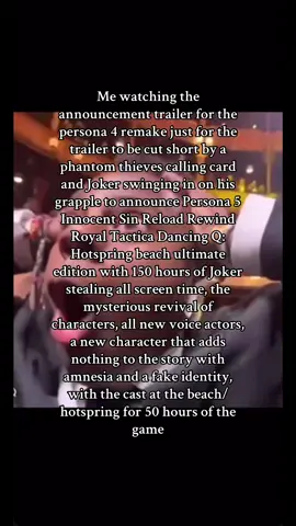 I CAN’t wait for this new persona 5 game honestly #persona #persona3reload #persona4golden #persona5royal #persona2 #persona1 #fyp 