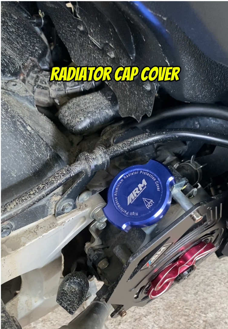 Dagdag angas sa mga motor natin mga boss #radiatorcapcover #adv160radiatorcapcover #motoraccessories 