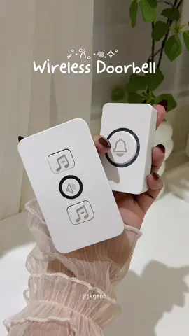 Wireless Doorbell💗 #doorbell #wirelessdoorbell #jkgenio 