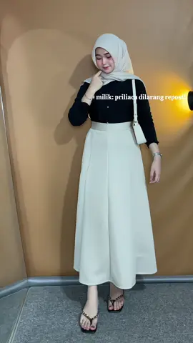 roknya cakeuuppp bgtsii😍🤏🏻 #rokwanita #rokscuba #rokkoreanstyle #outfitinspo #ootdhijabstyle 