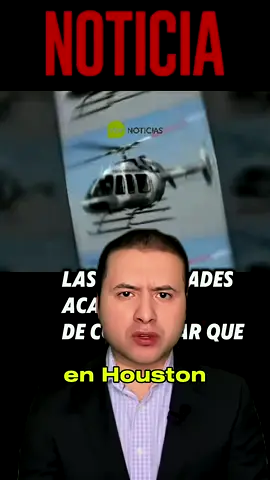 4 muertos tras choque de helicóptero turistico en Houston, Texas