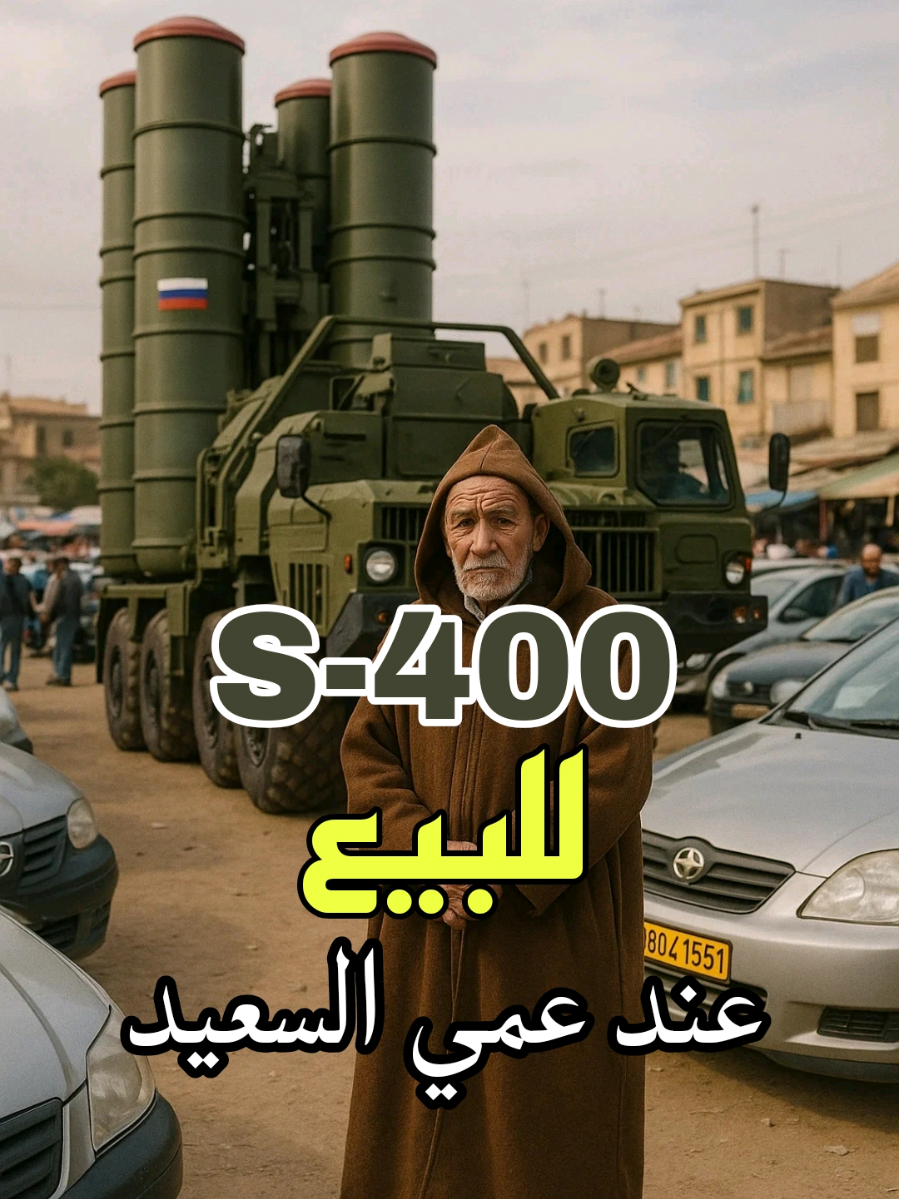 Réponse à @aymensekharahb S-400 للبيع عند عمي السعيد  #creatorsearchinsights #fyp #foryo #tiktoklongs #الجزائر #الذكاء_الاصطناعي #الشعب_الصيني_ماله_حل😂😂 