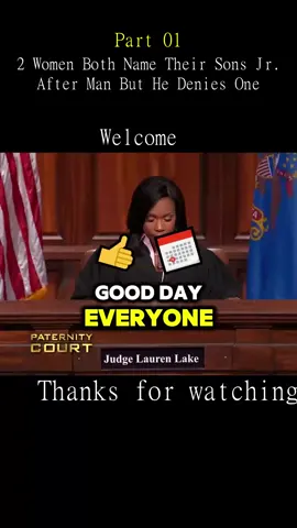 2 Women Both Name Their Sons Jr. After Man But He Denies One Part 01 #court #courtroomdrama #trialwatch #legaltiktokviral #courtroom #judge