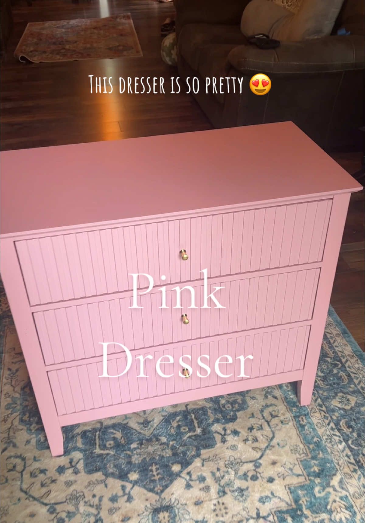 The perfect dresser for a nursery!  😍 #dresser #pinkfurniture #furniture #nurserydecor #nursery @ROYALCRAFT #royalcraft #furniture #homefurniture #flutedfurniture #bedroomfurniture