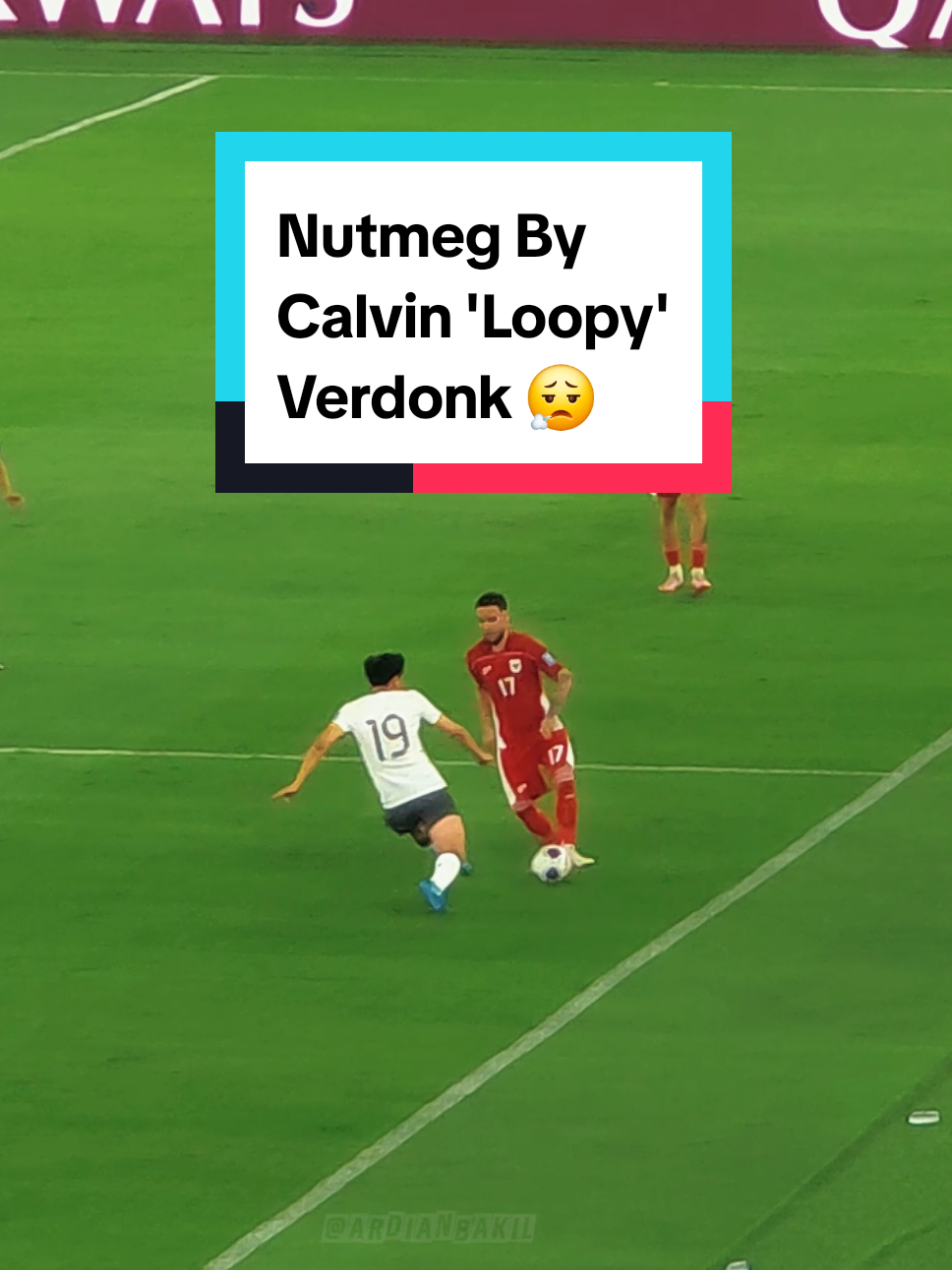 Dua Sentuhan, satu 'Nutmeg' 😮‍💨 #timnasindonesia #timnas #timnasday #timnasgaruda #kitagaruda #garudamendunia #worldcupqualifiers #afcqualifiers #calvinverdonk 