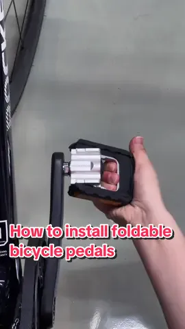 Just follow the steps to install these foldable pedals 😃😃
