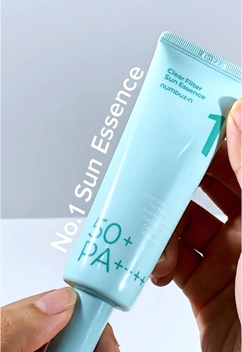 Sunscreen that calm your skin! 🍃 #Numbuzin #NumbuzinIndonesia #WhatsYourNumber #KBeautySkincare 
