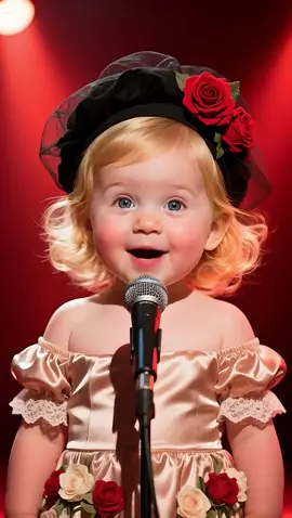 Cute baby singing #cutebaby #ai #baby #foryoupage #ginger #flowers #fyp #foru #viral #babysinging 