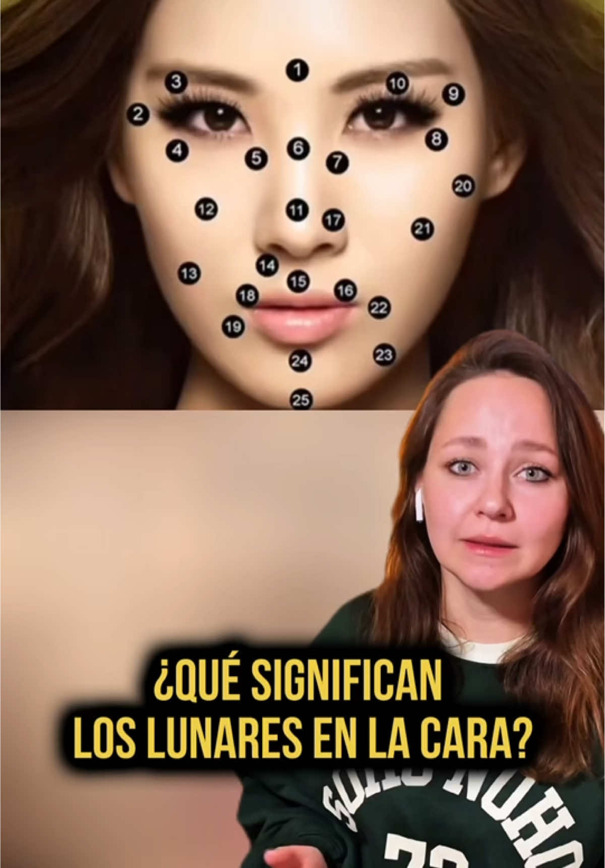 @Datos | noticias | trucos Qué significan los lunares en el rostro según la lectura facial china?