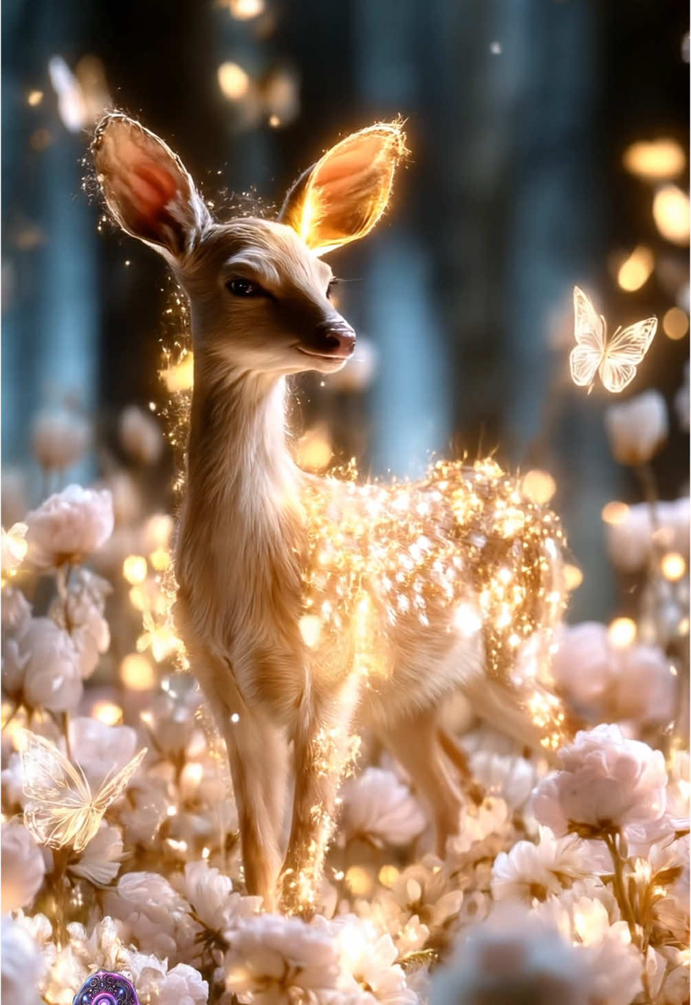 Some encounters are not seen with the eyes, but felt by the soul🦌 full version of the song in this video: https://youtu.be/t9d5_8l3zd4?si=kCRtaBcdiMGNITzy #silentmagic #mysticalwildlife #fantasyforest #naturedreamscape #naturewithsoul #forestwhispers #peaceful #ai #aiart #aiartist #aicommunity #midjourney #lumora_ai 