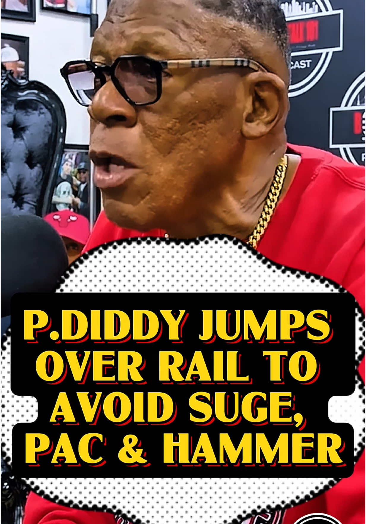 @ayatollahmarv1 said P.Diddy jumped over the rail when he saw Suge Knight, 2Pac & McHammer walking up the ramp at the Soul Train Awards.  #awards #soultrain #pdiddy #puffy #mchammer #2pac #fyp #sugeknight #podcast #bosstalk101 #interview #conversation 