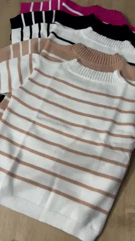 🛍️Blusa Feminina Modal Listrada Fresquinha Casual Com Manga Curta Moda Tendência Elegante 2025 Corre lá 🤩 link nós Comentários 😎🔗 #tiktokfashionofficial #lookdodia #modafemininatiktok #LookPerfeito #modal #shopeecheck #shope 