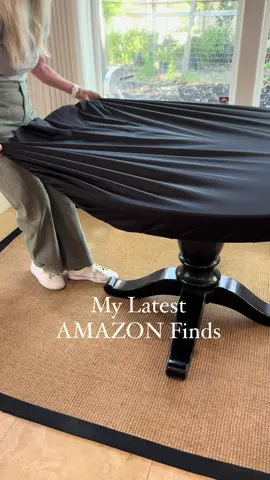 https://urlgeni.us/amzn/stretchtablecloth My latest Amazon Finds! Fitted table cloths with elastic edge so it fits your table perfect!  Perfect for inside or out! Won’t blow off! Water proof, wipeable and stain resistant! Different sizes to fit your table! Choose from many colors and patters to fit your style! #amazonhome #homesolutions #homehacks 