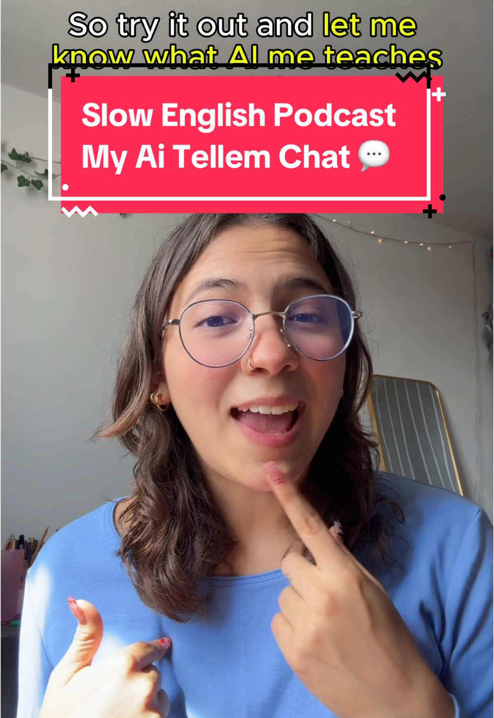 ➡️ Click and tap the link in bio to talk with my AI 🗣️ 🎉 Get 25% OFF with the Early Access discount! 👇 What will you ask my AI? Comment below! #slowenglishpodcast #misshoney #maestramiel #englishteacher #englishteacher #misshoneyai 
