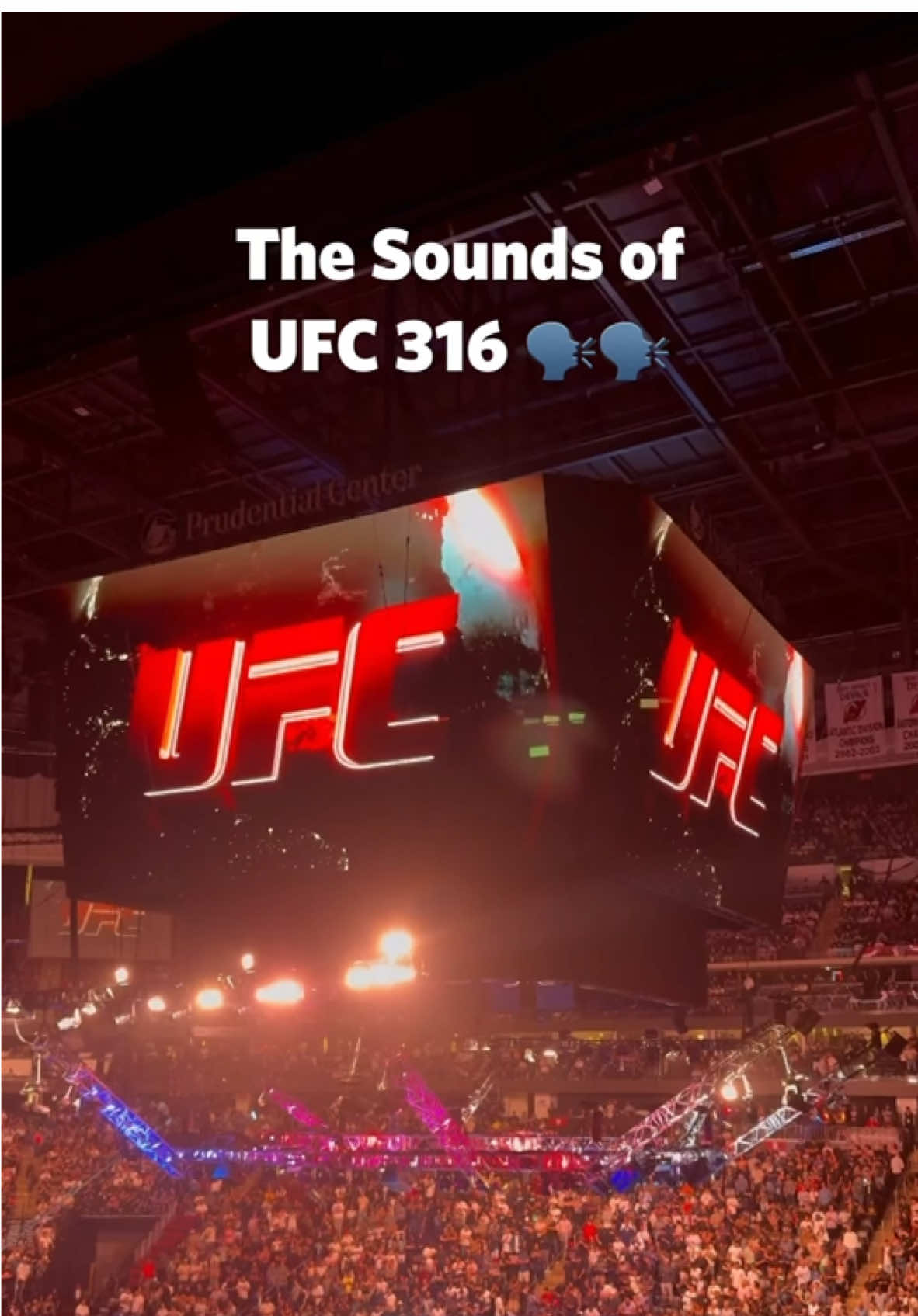Jersey brought the noise for #UFC316 🔈 | #VisitNJ | @Visit NJ | @UFC | #UFC316 #UFC #ufc_mma_sport #MMA #ufcfans #sounds #soundsofthearena #sports #arena #prudentialcenter #notrendingaudio #prucenter #fyp #foryoupage #jersey #nj #newjersey 