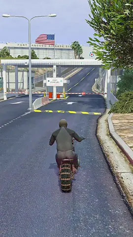 entering military base in gta 5 #gta5 #gaming