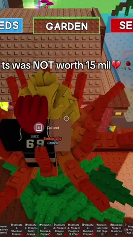 it had a 2x mutation too😭 so its really worth 50k💔 ember lily is TERRIBLE🥀 #roblox #growagarden #robloxfyp #fyp #foryoupage #fypp #growagardenrobloxfyp 