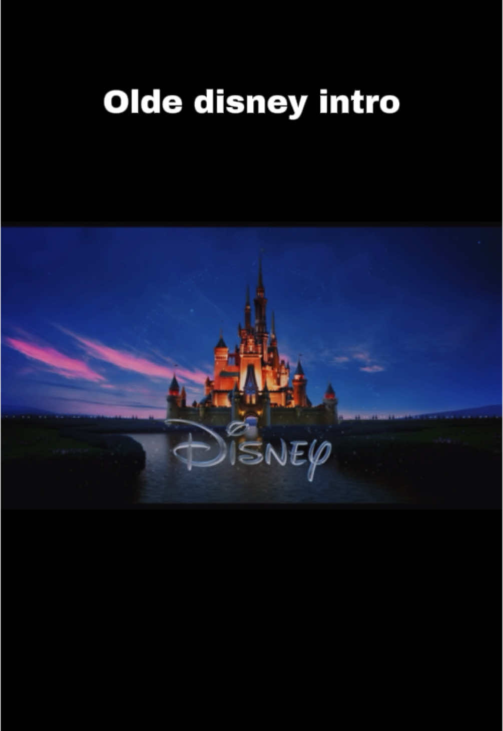 old disney intro #disney #intro #creatorsearchinsights #fyp #clips 