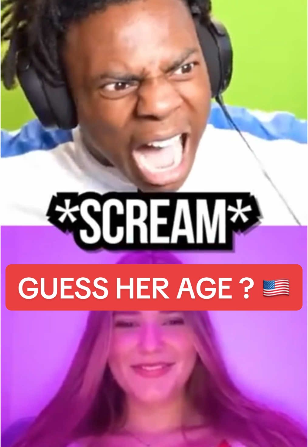 Guess her age ! 🤔 #fyp#pourtoi#english#ishowspeedclipz#profdanglais#apprendresurtiktok 