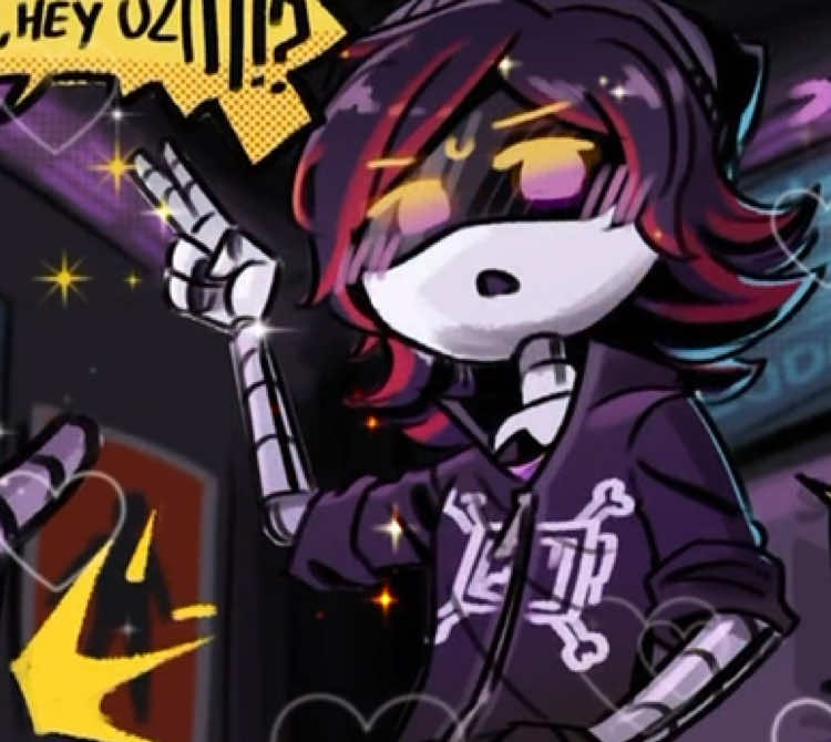 Uzi's gotta live on the edge of tomorrow! 🤖😈 Art: @/sleptonmypencil (Twitter) Uzi: @elvenovae  N: CypieCup (Me) #md #mdn #mduzi #voiceactor #comicdub #fyp #foryou #meme 