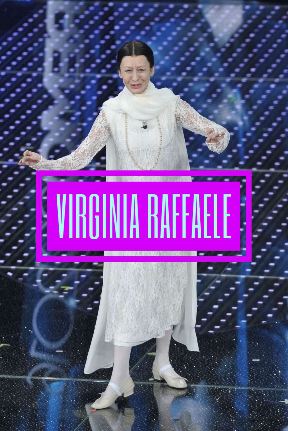 Virginia Raffaele è Carla Fracci - Sanremo 2016.  #sanremo #virginiaraffaele #carlafracci #tvitaliana #davedere #perte #fyp  Immagini Rai. 