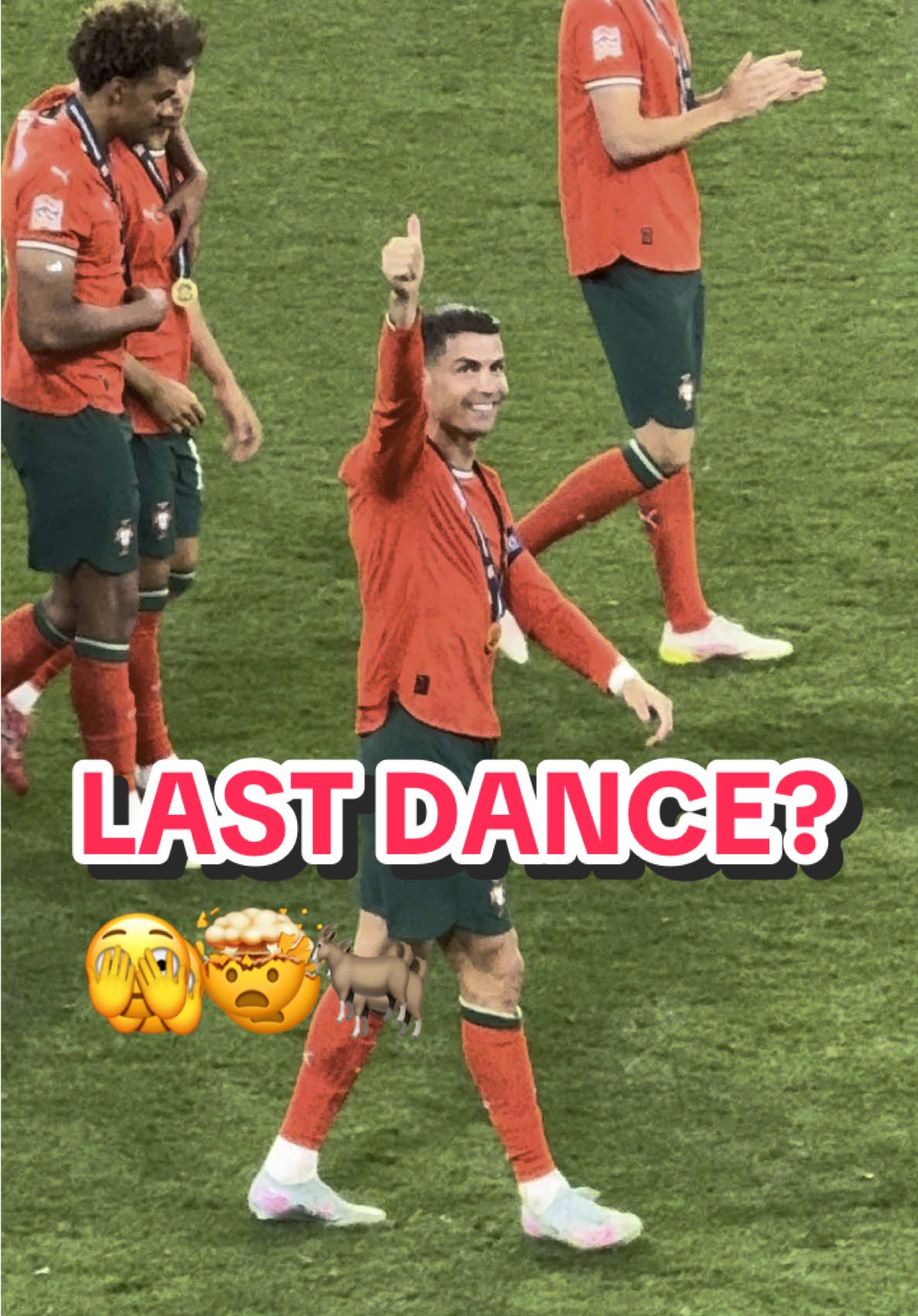 El Last Dace de Cristiano???🐐🫣😮‍💨❤️‍🩹 #cr7 #cristianoronaldo #reaccion #nationsleague 